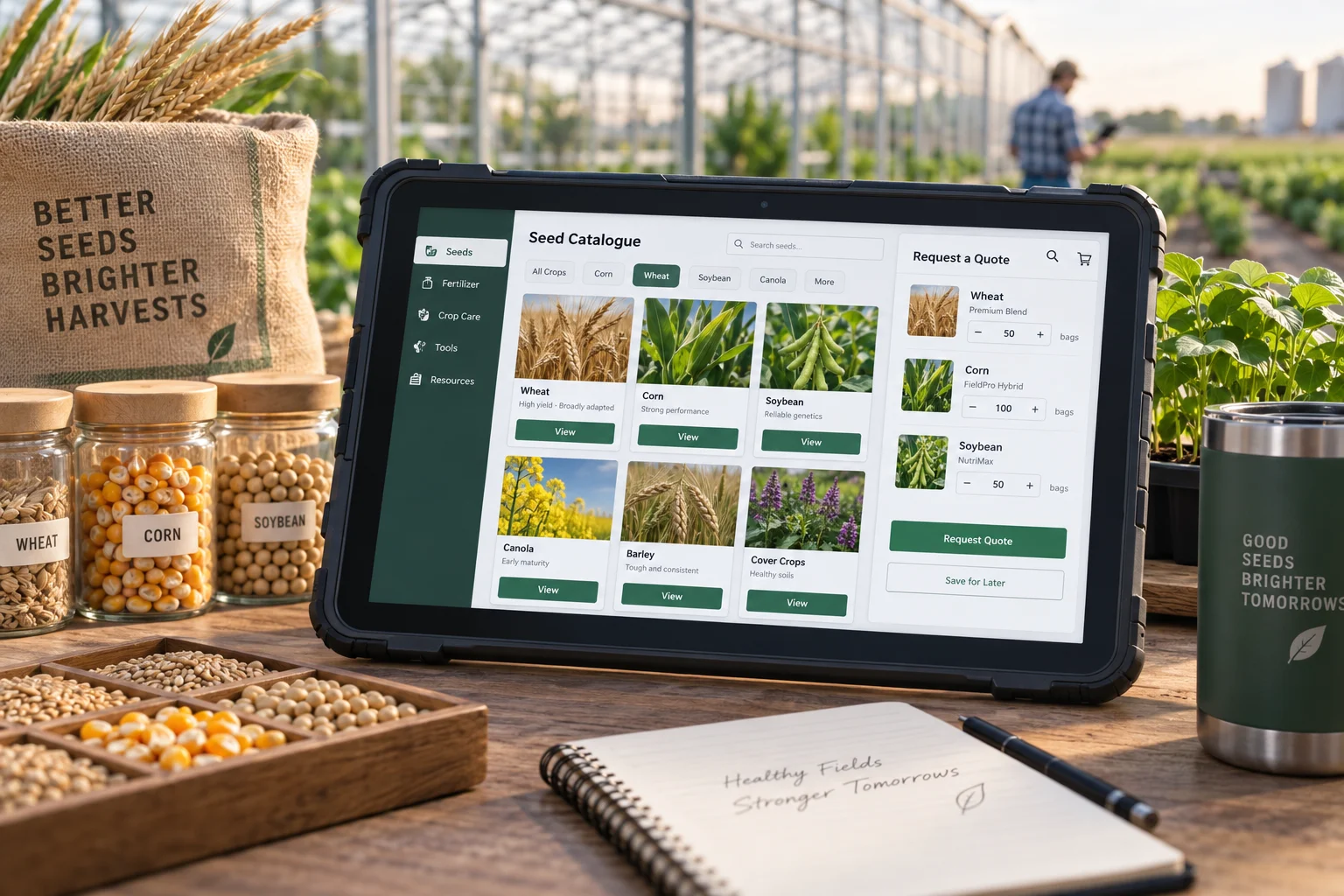 Landwirtschaft · Konzeptbild · Keine Kundenreferenz